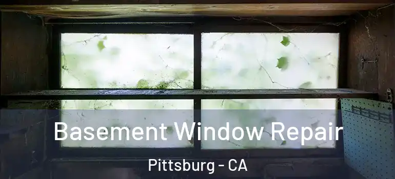  Basement Window Repair Pittsburg - CA