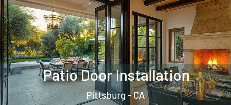  Patio Door Installation Pittsburg - CA